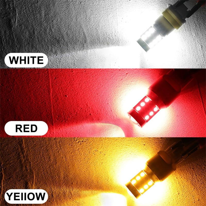 Mandark 3157 T25 LED Car Turn Signal Bulbs, 2PCS Super Bright Automotive Front Rear Blinker Light, Brighter Vehicle Marker Parking Lighting Accessories, Universal for SUV Sedan Truck (Yellow) - Image 5